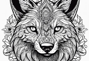 Demon renard tattoo idea