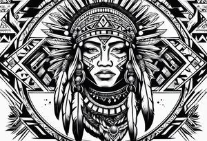 Native American designs tattoo idea