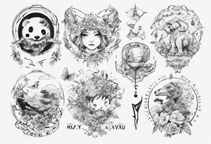 I think the meaning of my happiness is you tattoo idea