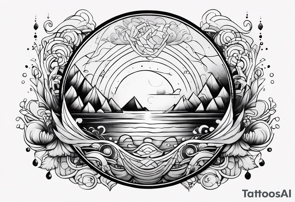 Water element tattoo idea
