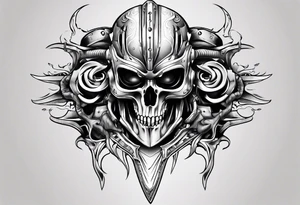 Armor plating tattoo idea