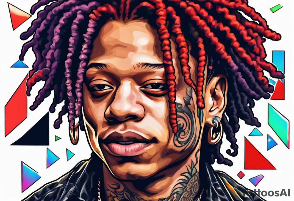 trippie redd raper tattoo idea