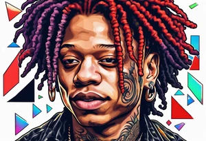 trippie redd raper tattoo idea