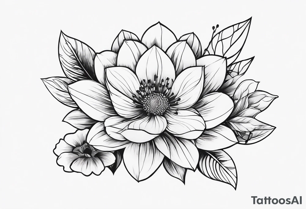 Flores tattoo idea
