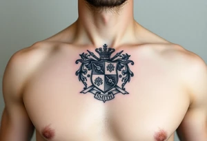 Smith, Irish family crest very intricate tattoo idea