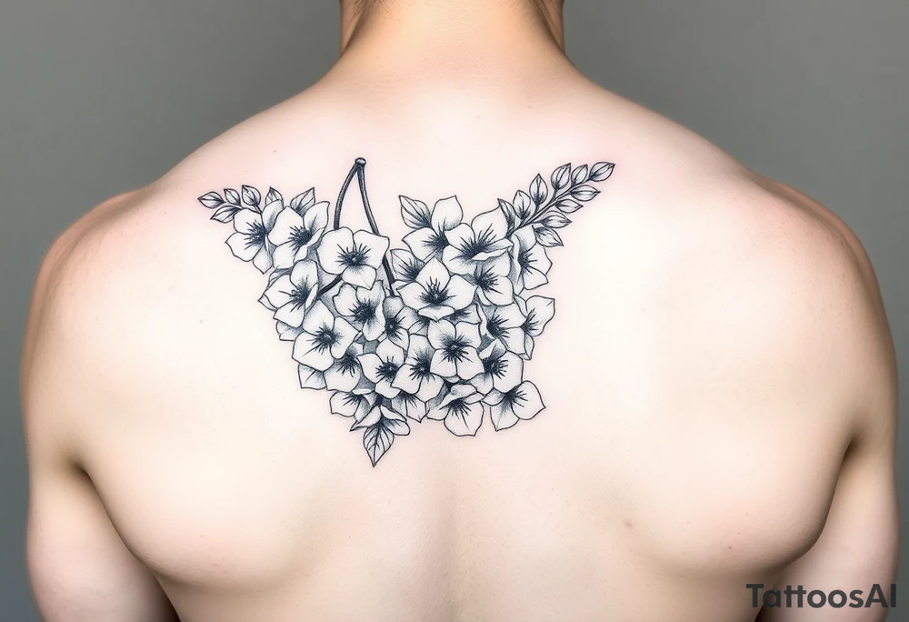 Lilacs and cocaine tattoo idea