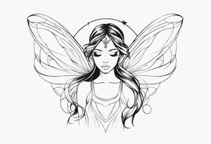 Ethereal Fairy tattoo idea