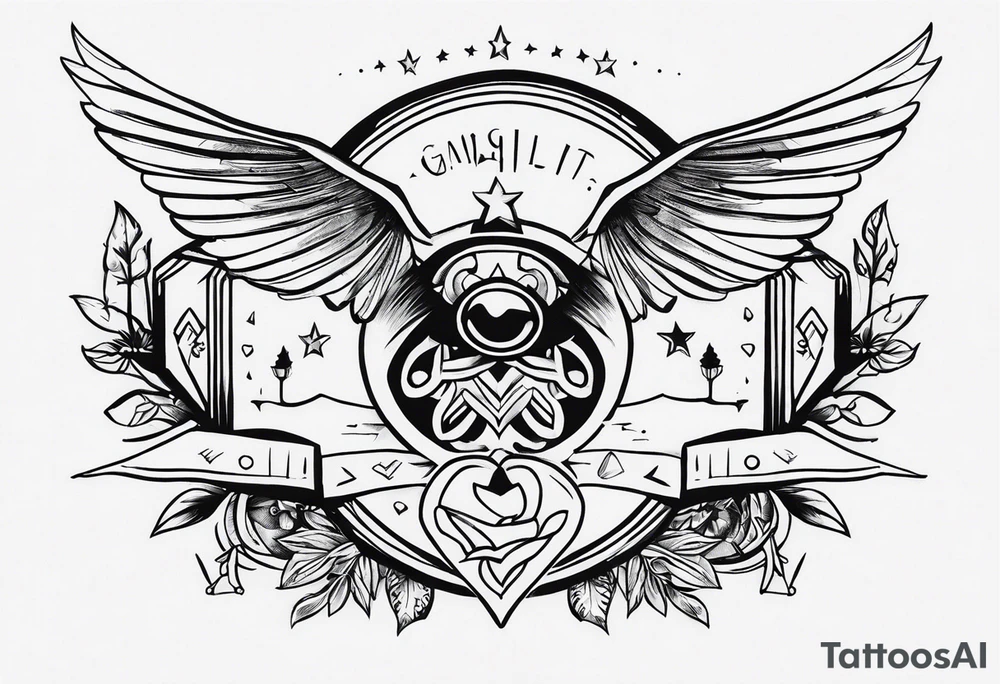 Chest tattoo tattoo idea