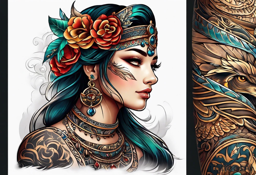 Full body ancient tattoo tattoo idea