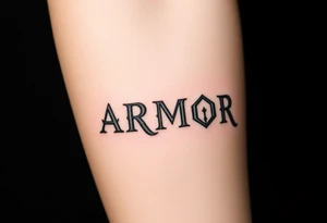 ARMOR tattoo idea