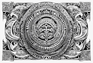 Maori for man arm tattoo idea