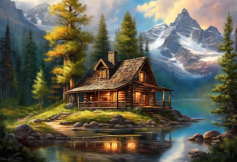 Cabin tattoo idea