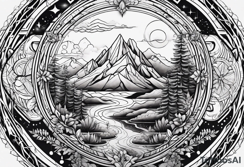 Medical, doctor, science, nature tattoo idea