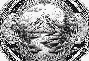Medical, doctor, science, nature tattoo idea