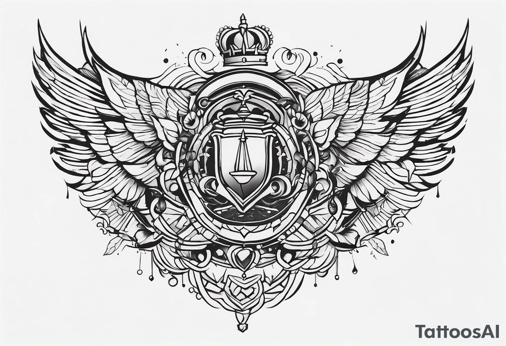 Regal Chest tattoo tattoo idea