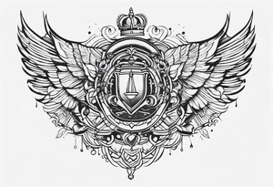 Regal Chest tattoo tattoo idea