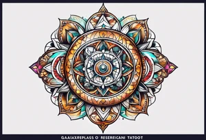 galaxias tattoo idea