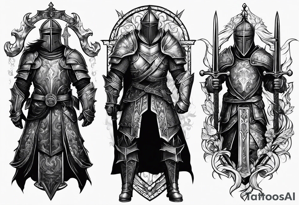 two knights tattoo idea
