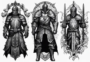 two knights tattoo idea