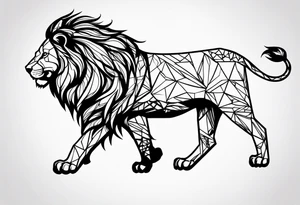 Trident with snake wrapped around it tattoo idea