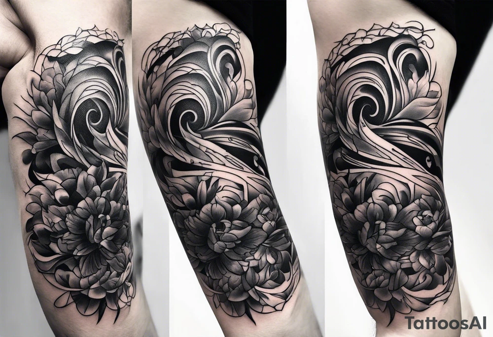 extreme tissue pain on elbow tattoo idea