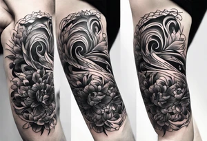extreme tissue pain on elbow tattoo idea
