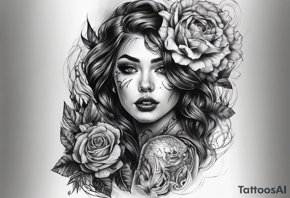 Horror sleeve tattoo idea
