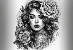 Horror sleeve tattoo idea