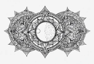 Quero uma tatuagem do sol e da lua juntos tattoo idea