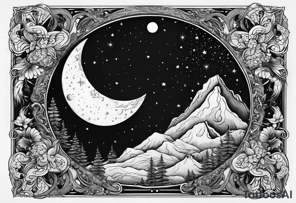 Goodnight moon and goodnight you, when you're all that I think about tattoo idea