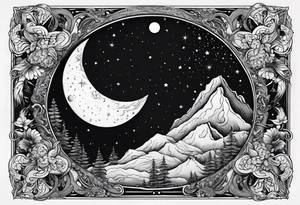 Goodnight moon and goodnight you, when you're all that I think about tattoo idea