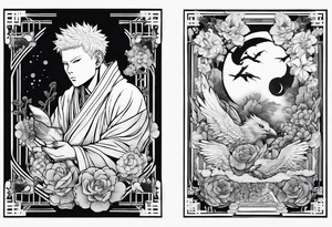 jujutsu kaisen tarot card tattoo idea