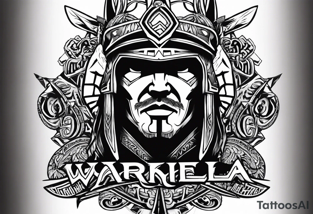 Valhalla  warrior soldier tattoo idea