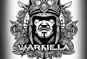 Valhalla  warrior soldier tattoo idea