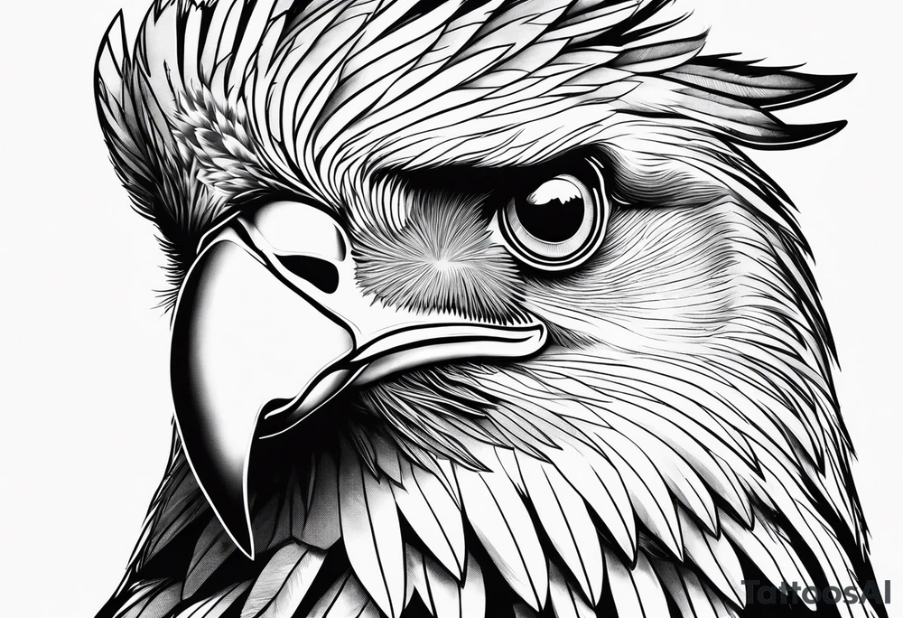 Philippine eagle tattoo idea