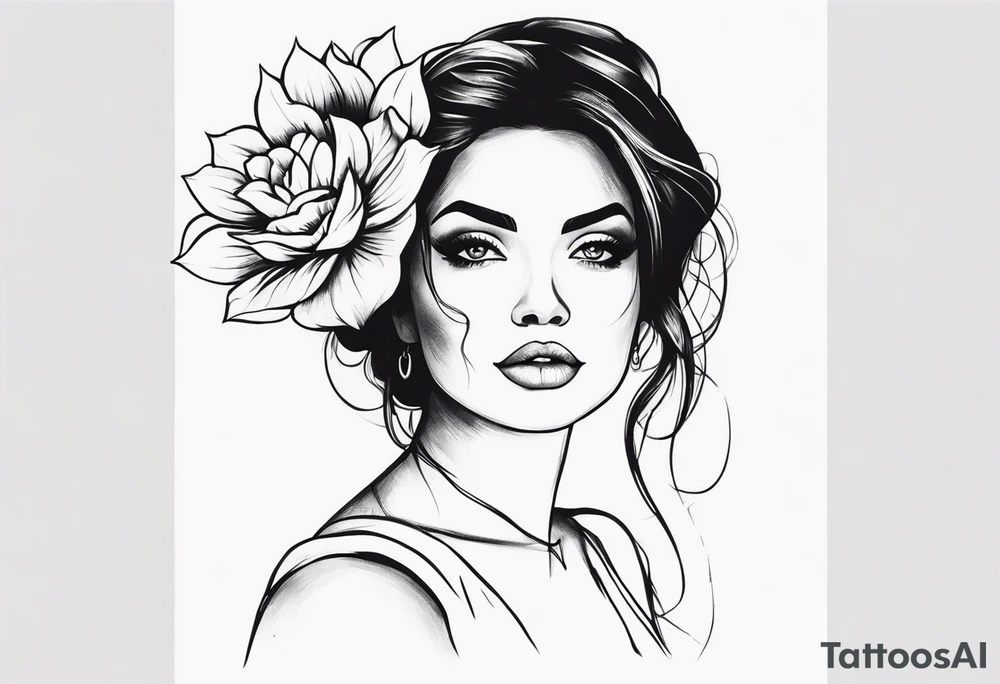 uma palavra com um singnificado forte e lindo tattoo idea