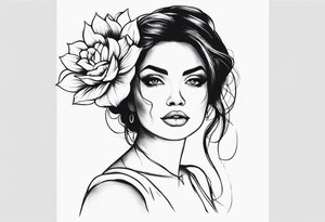 uma palavra com um singnificado forte e lindo tattoo idea