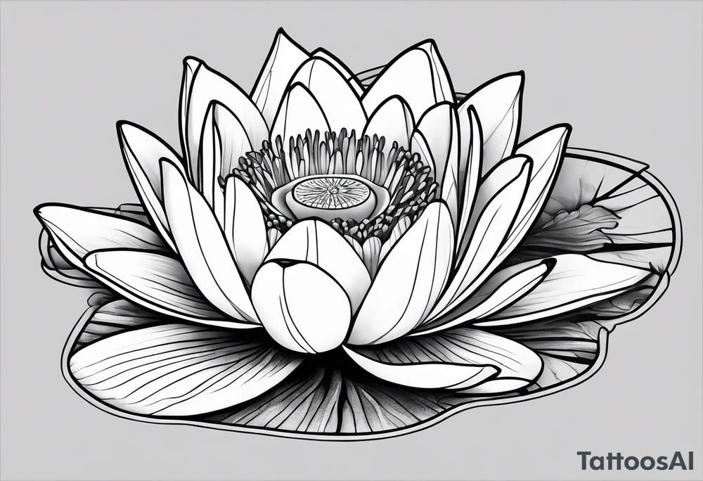 Water Lilly pad tattoo idea
