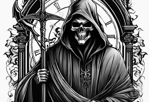 GRIM REAPER
WITH SMOKE tattoo idea