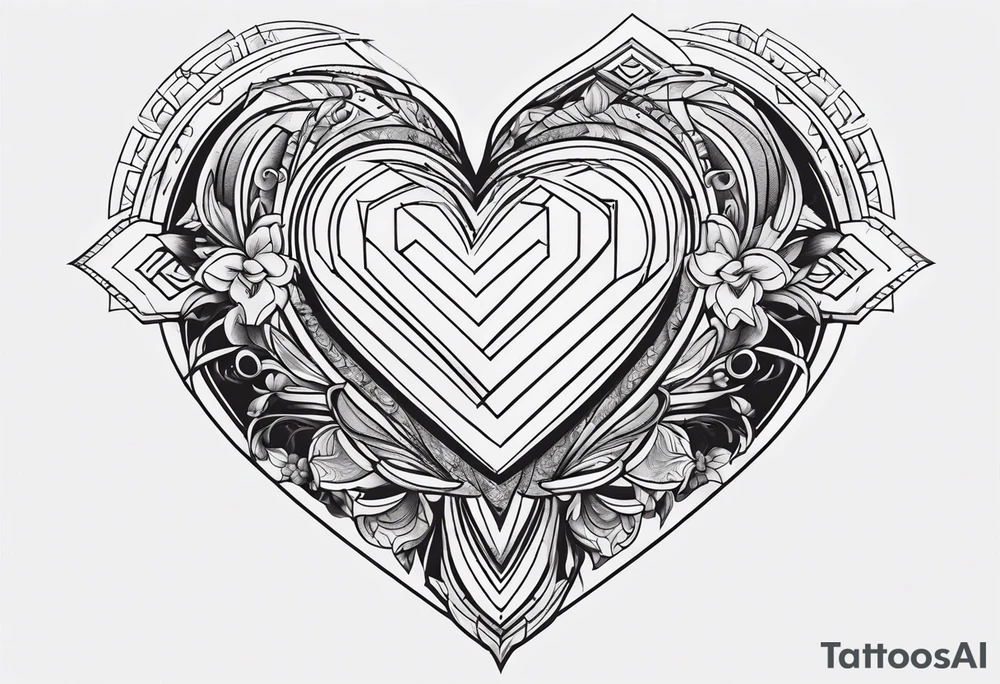G heart tattoo idea