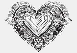 G heart tattoo idea