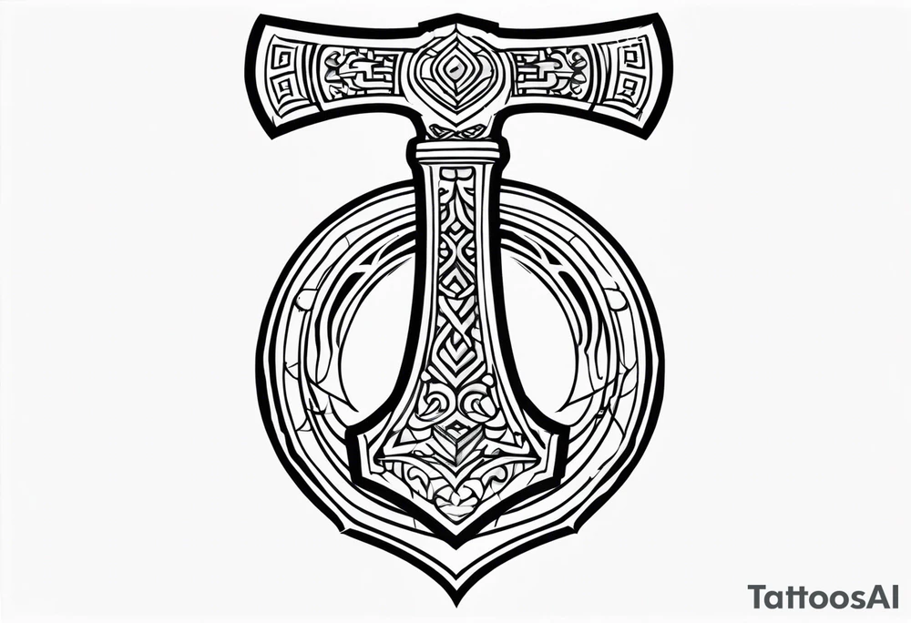 Mjolnir tattoo idea