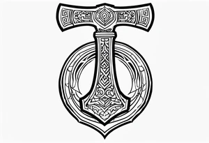 Mjolnir tattoo idea