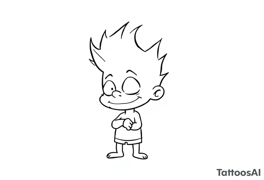 tommy pickles rugrats tattoo idea