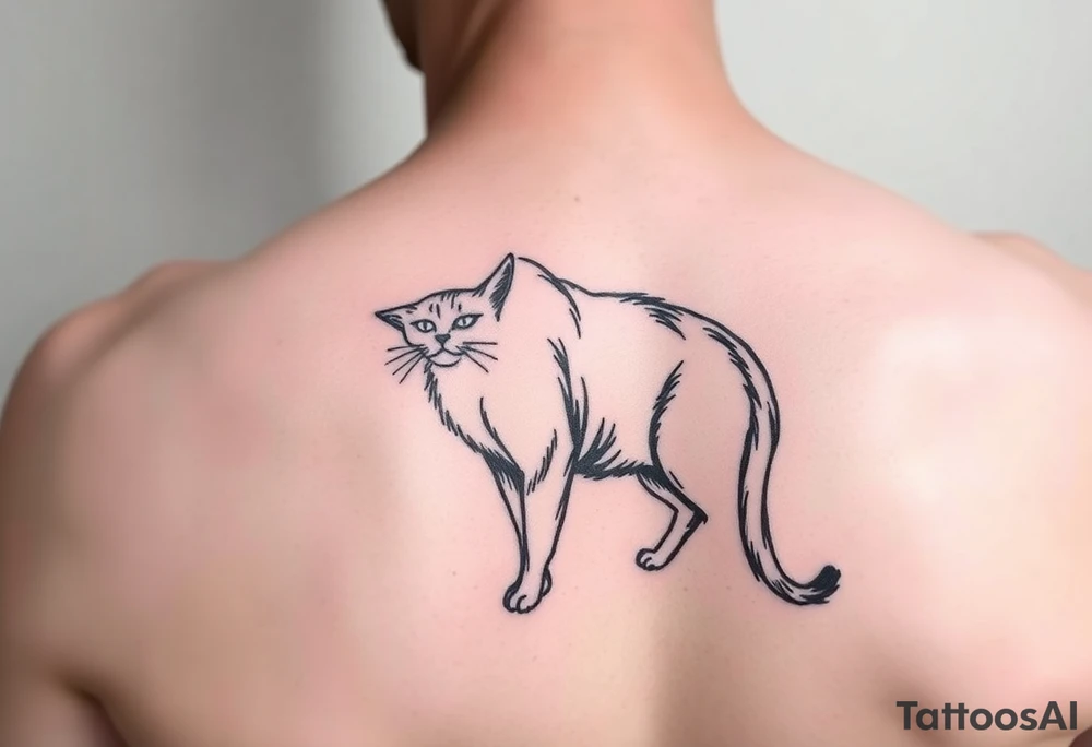 Black Cat tattoo idea