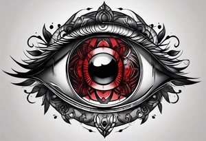 Sharingan eyes tattoo idea