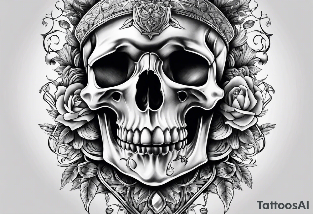 Hand bones tattoo idea