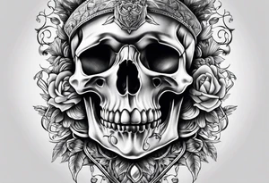 Hand bones tattoo idea