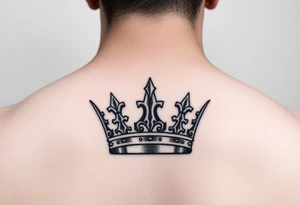 Crown tattoo with Bailey tattoo idea