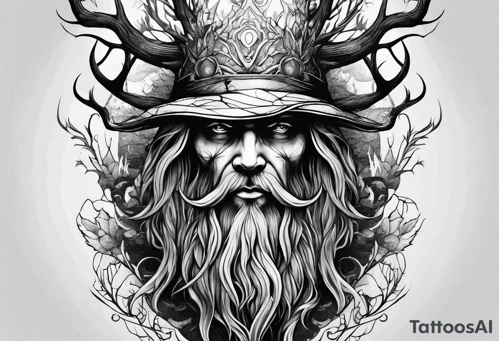 Leshy creepy tattoo idea